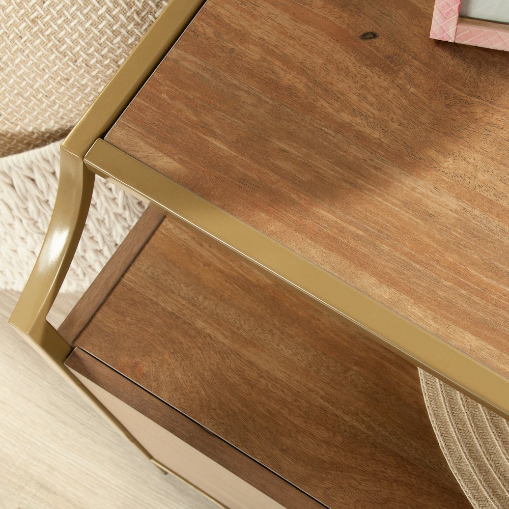 International Lux 4-Drawer Dresser, Sindoori Mango Finish. Picture 10