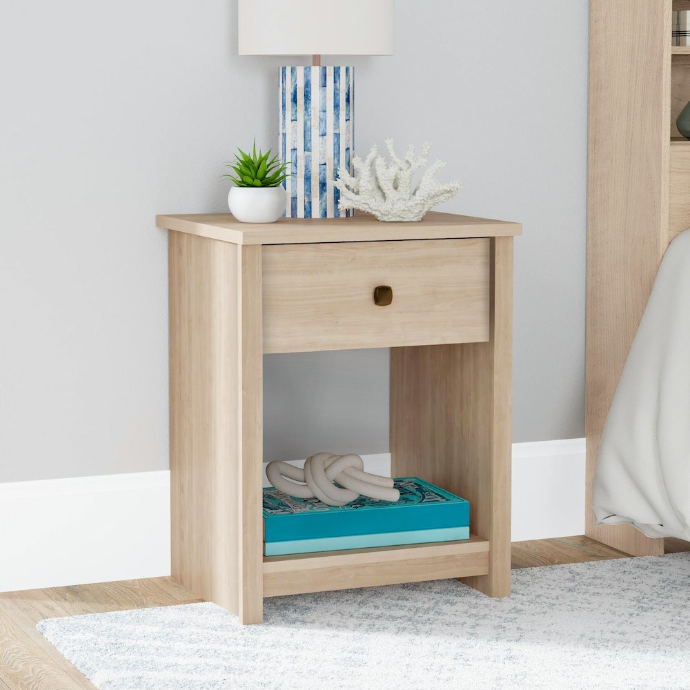 River Ranch Nightstand W/Drawer, Harvest Walnut Finish. Picture 6