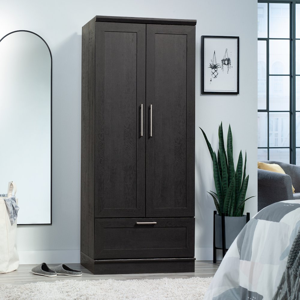 HomePlus Storage Armoire, Raven Oak finish. Picture 2