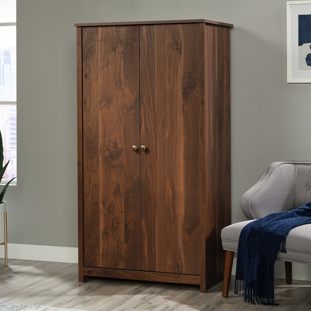 River Ranch 2-Door Storage Cabinet in Grand Walnut Finish. Picture 2
