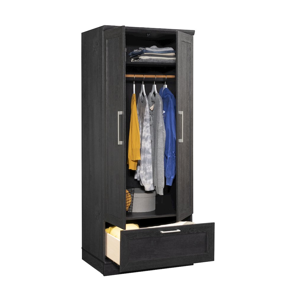 HomePlus Storage Armoire, Raven Oak finish. Picture 1