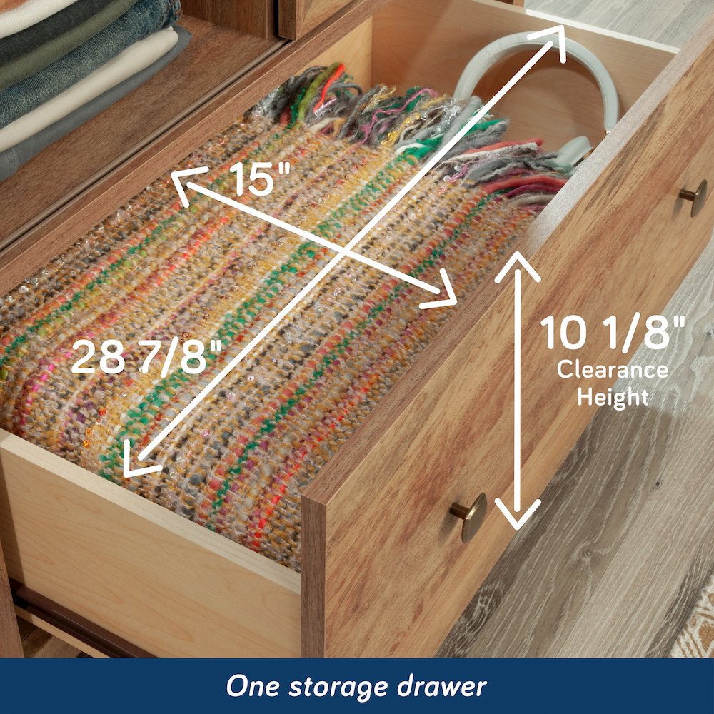 River Ranch Wardrobe Cabinet in Sindoori Mango Finish. Picture 8