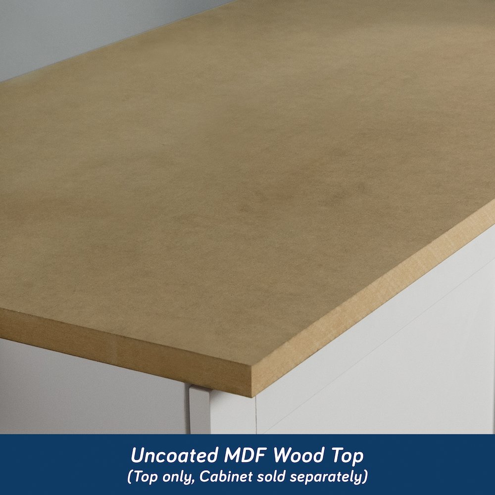 GarageCore Base Cabinet MDF Top, Brown Finish. Picture 4