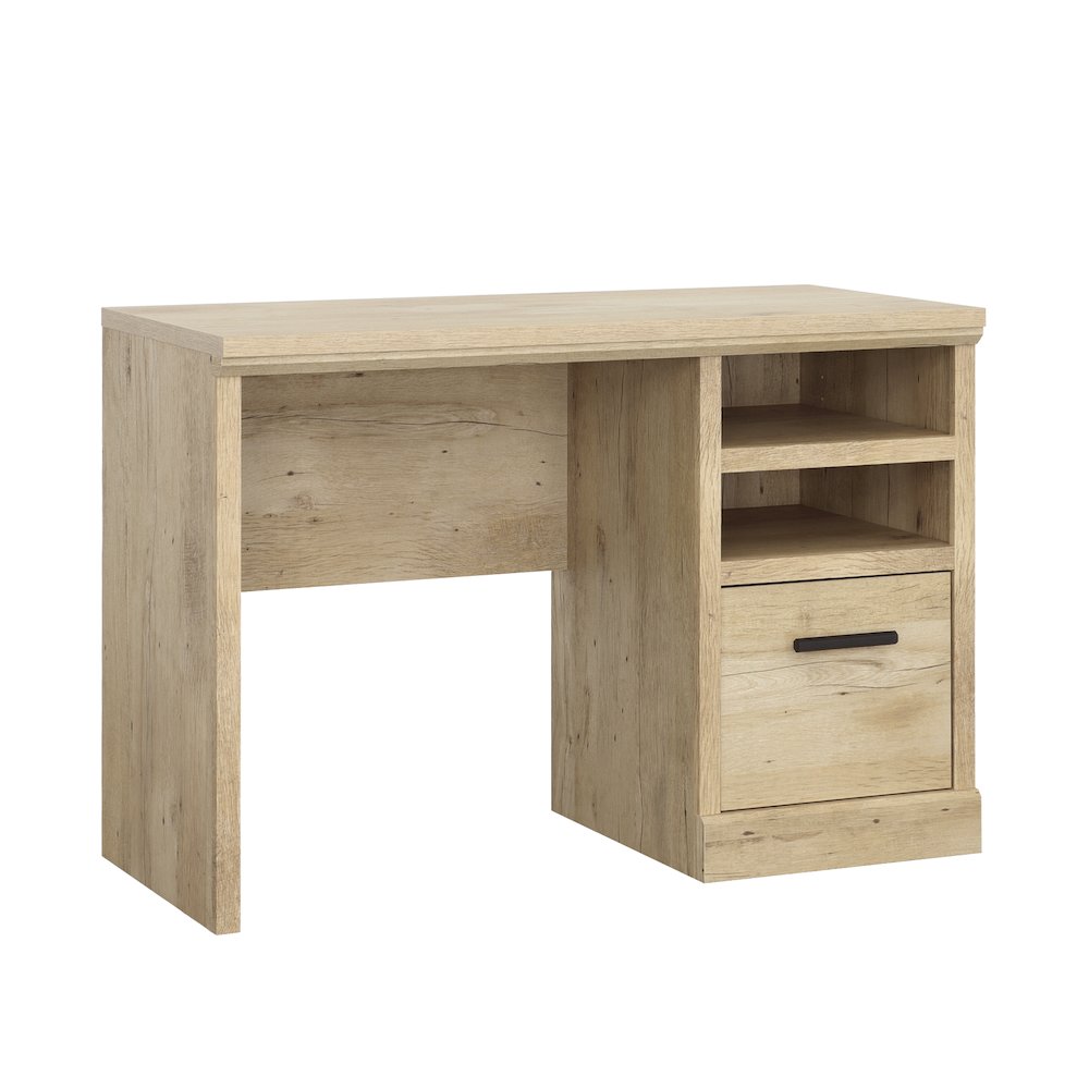 Aspen Post Computer Desk, Prime Oak finish. Picture 1