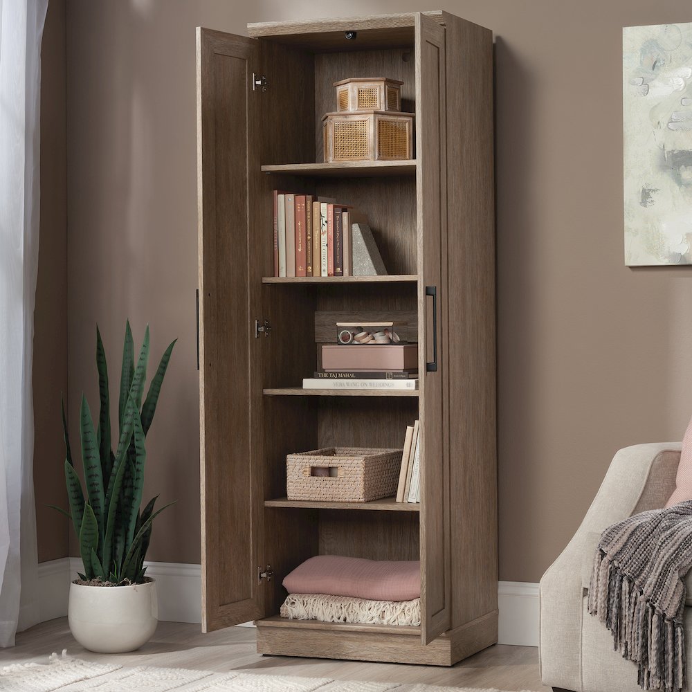 Homeplus 23"w 2-Door Cabinet Bo 3a, Brushed Oak finish. Picture 6
