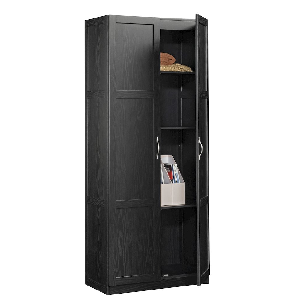 16"d 2-Door Storage Cabinet Blackwood. Picture 1