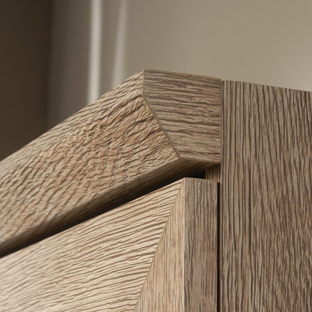 Homeplus 23"w 2-Door Cabinet Bo 3a, Brushed Oak finish. Picture 5