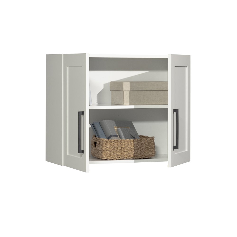 HomePlus Storage Cabinet, Soft White finish. Picture 1