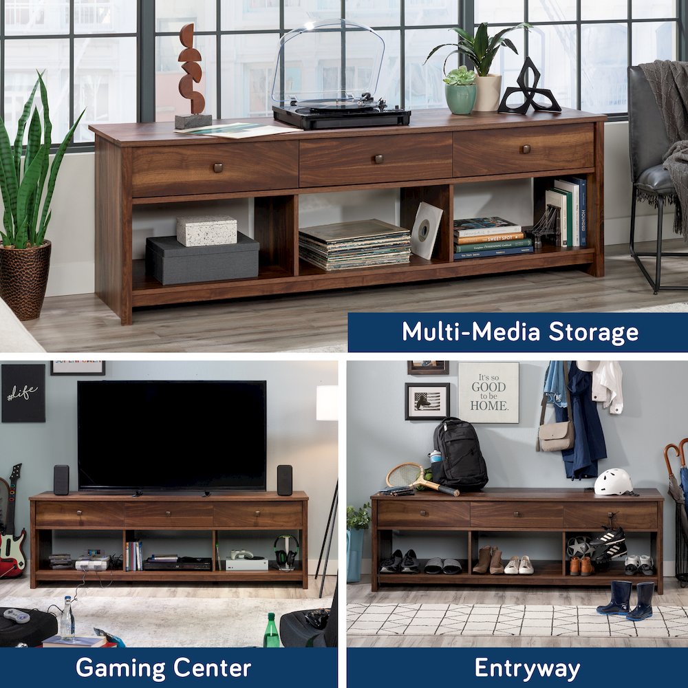 River Ranch Credenza, For TVs up to 75", Grand Walnut finish. Picture 2