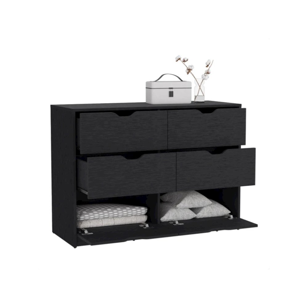 Basilea Dresser Black MDF. Picture 2
