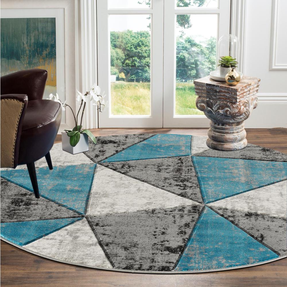 ORELSI COLLECTION OR117 5'2" X 5'2" ROUND. Picture 2