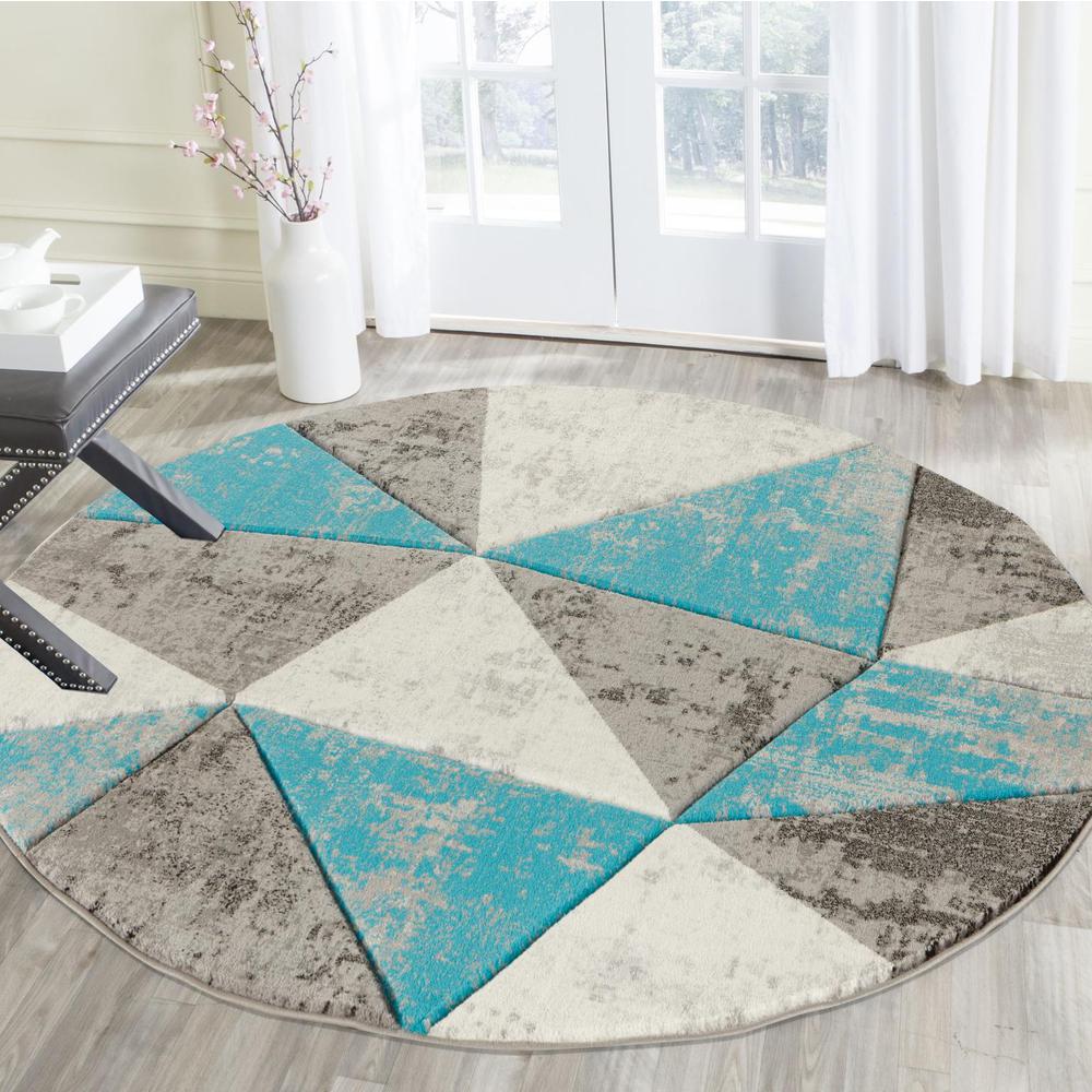 ORELSI COLLECTION OR117 5'2" X 5'2" ROUND. Picture 3