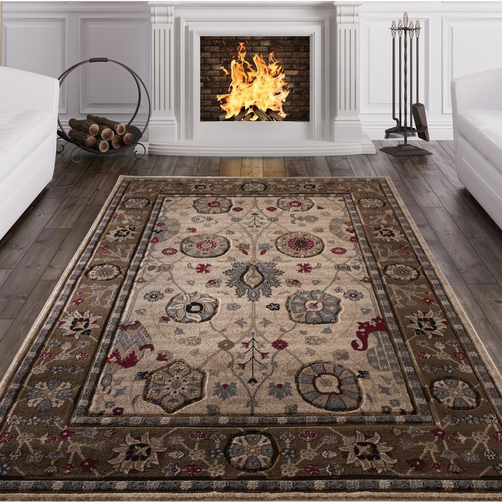 GLAMOR  COLLECTION OVAL GM59  5' X 8'. Picture 1