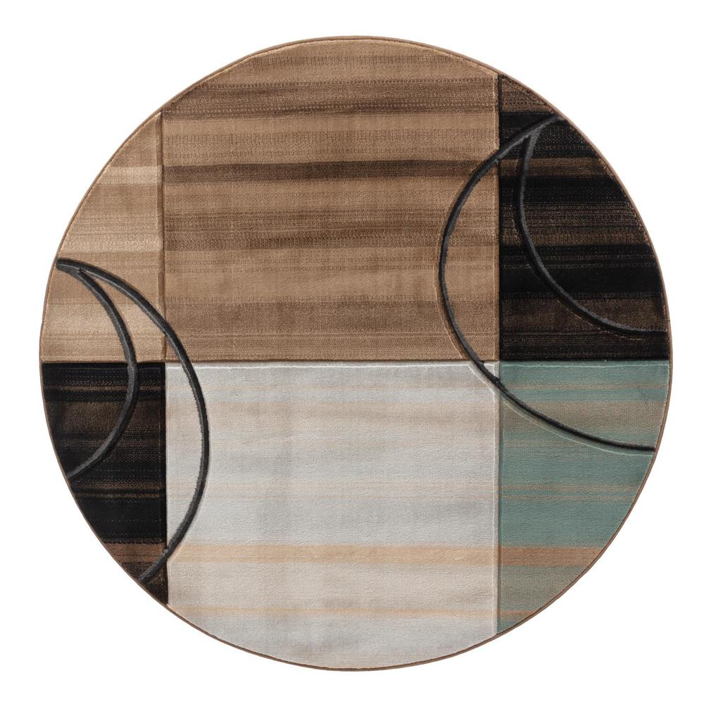 GLAMOR COLLECTION GM02 8'1'' X 8'1'' ROUND. Picture 1