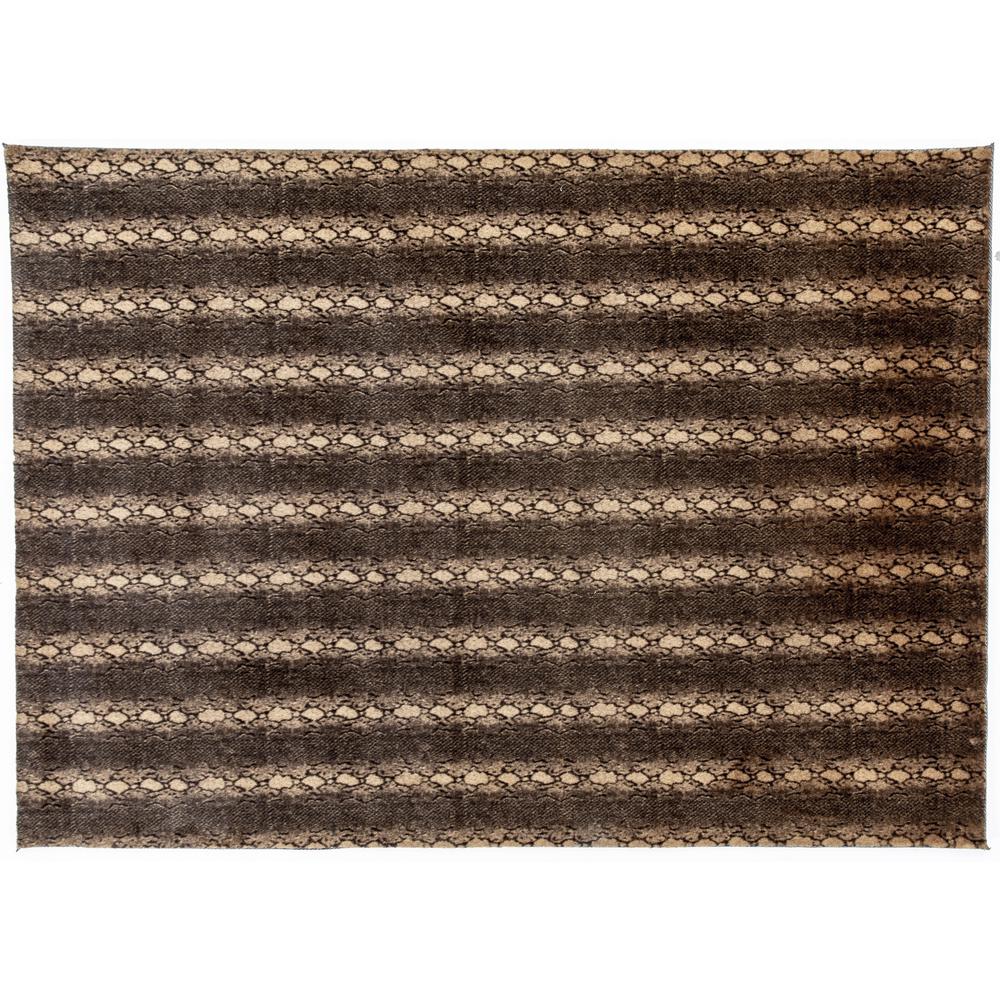 FAUX  FUR SNAKE FU03  5' X 7'. Picture 1