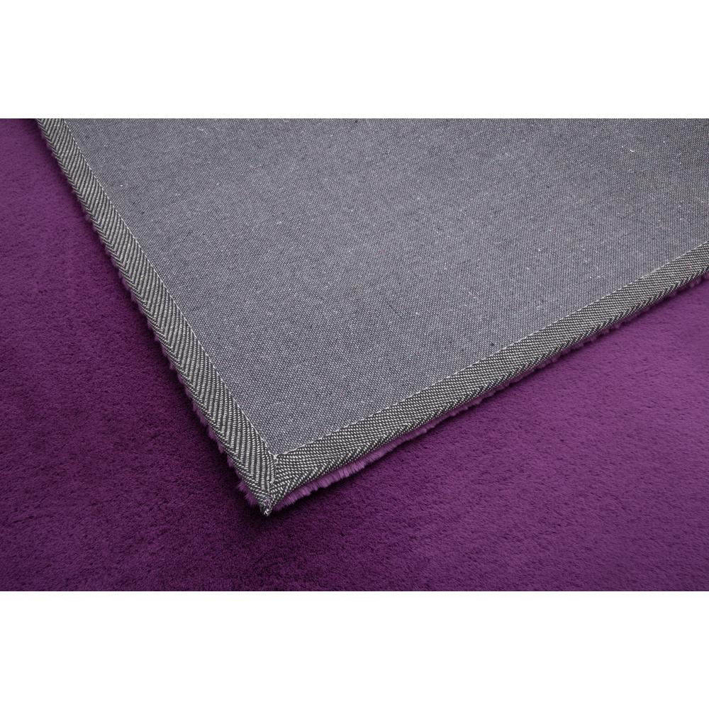 FAUX RABBIT FUR PURPLE RB11 2'4" X 7'6". Picture 12