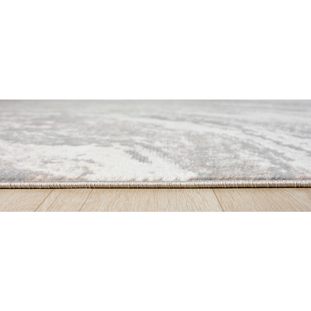 Atlas 03 Marble Swirl Light Gray & Cream Area Rug. Picture 4