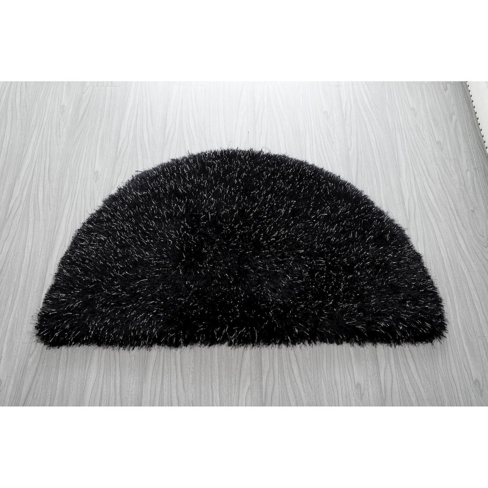MANHATTTAN 03 NAVY BLUE  2'5 X 4'5 HALFMOON. Picture 9