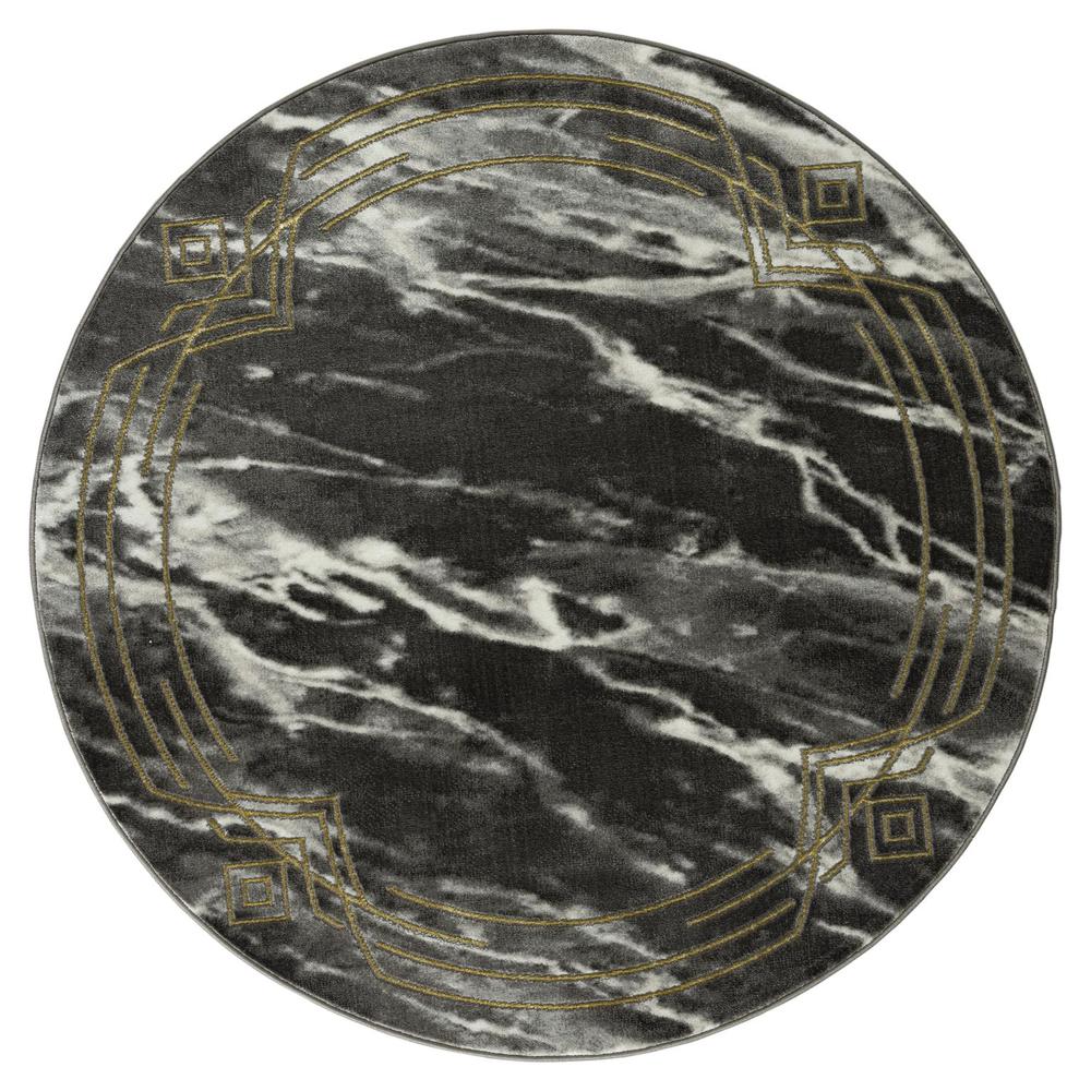 BROOKLYN  L.GREY  BK03 5'2'' X 5'2'' ROUND. Picture 1