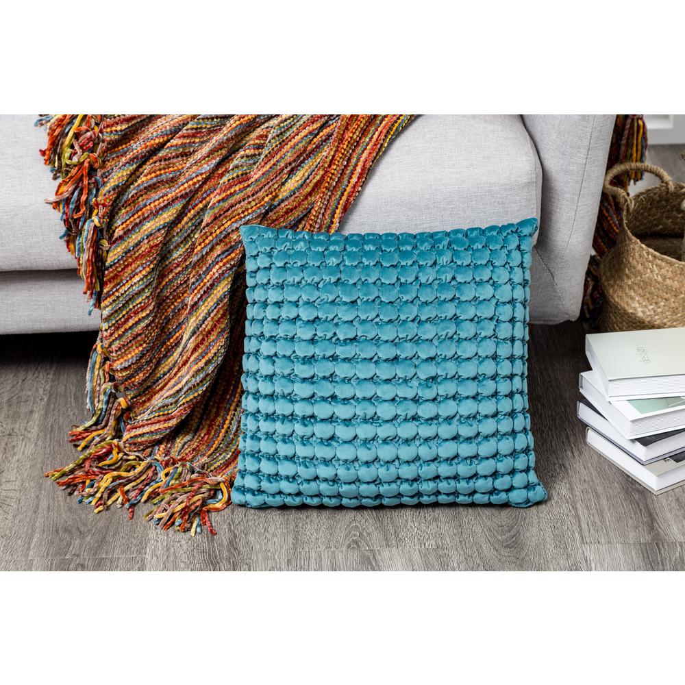 THALASA PILLOWS BLUE  PO21  18" X 18". Picture 2