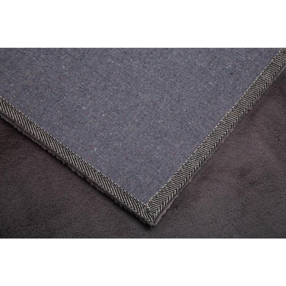 FAUX RABBIT FUR GREY  RB04 3'6" X 5'6". Picture 2