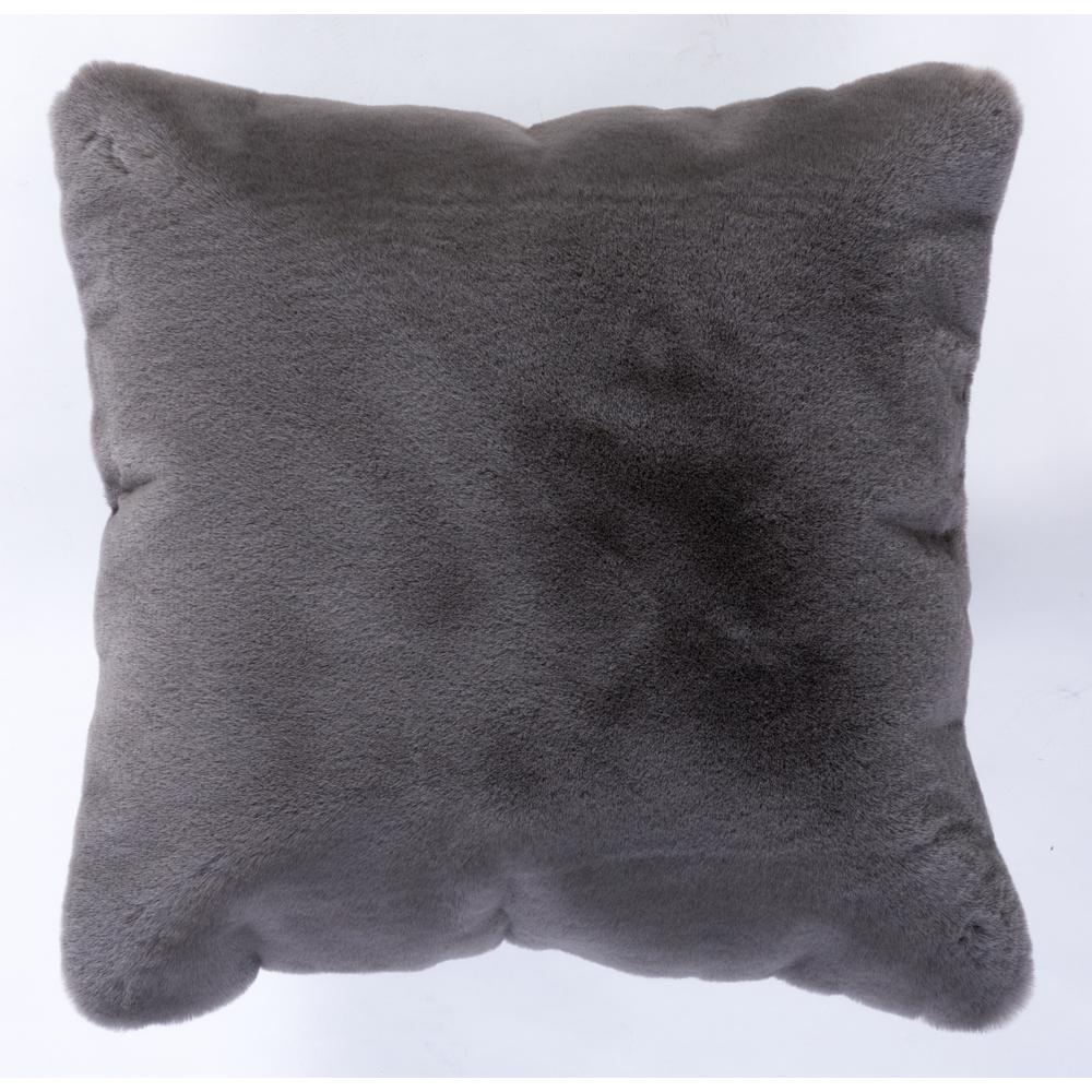 FAUX RABBIT FUR GREY  RB04 3'6" X 5'6". Picture 13