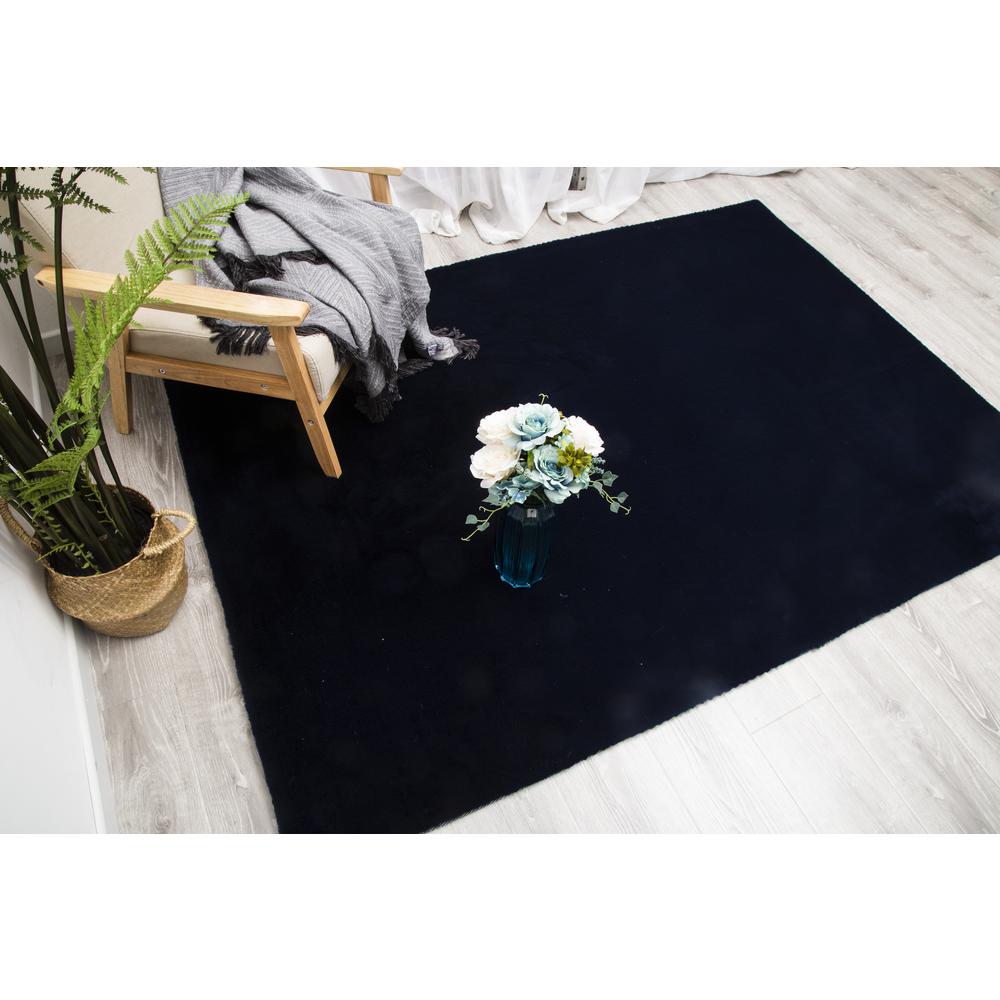 RABBIT SKIN NAVY RB13  5' X 7'. Picture 17