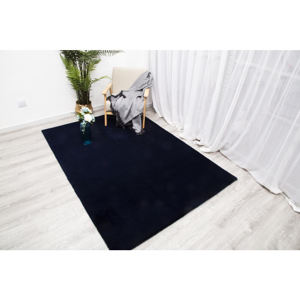 RABBIT SKIN NAVY RB13  5' X 7'. Picture 19