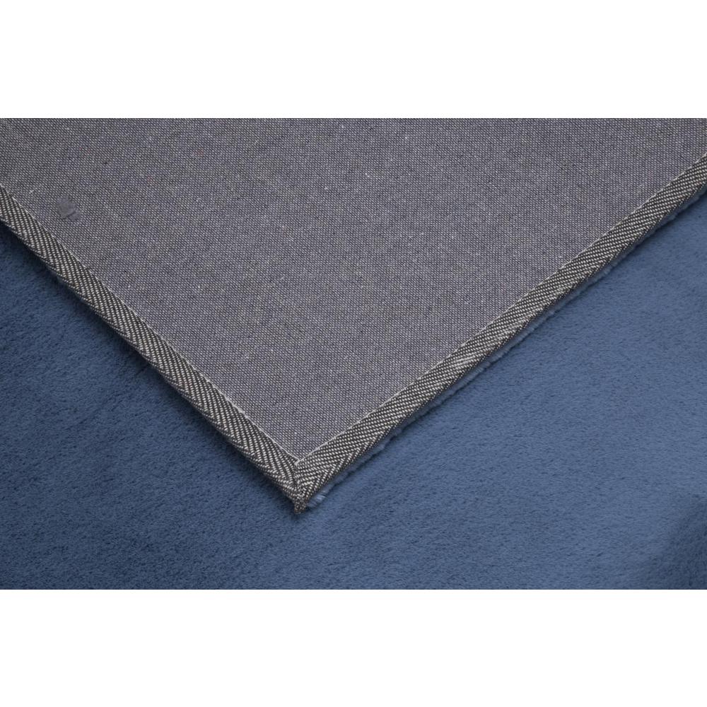 RABBIT SKIN BLUE RB10   5' X 7'. Picture 2
