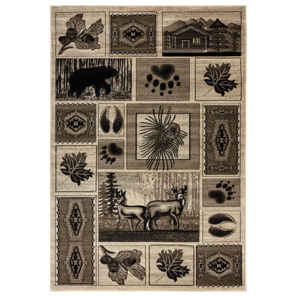 WILD COLLECTION WL02 5'2'' X 7'5''. Picture 1