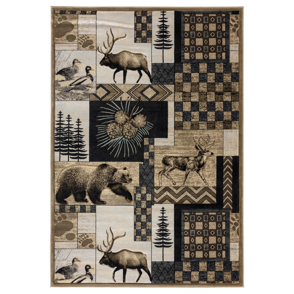 WILD COLLECTION WL17  5'2'' X 7'5''. Picture 1