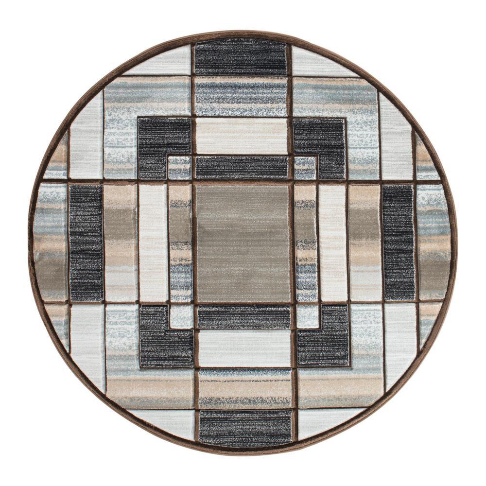ORELS COLLECTION OR16  8'1'' X 8'1''
ROUND. Picture 1