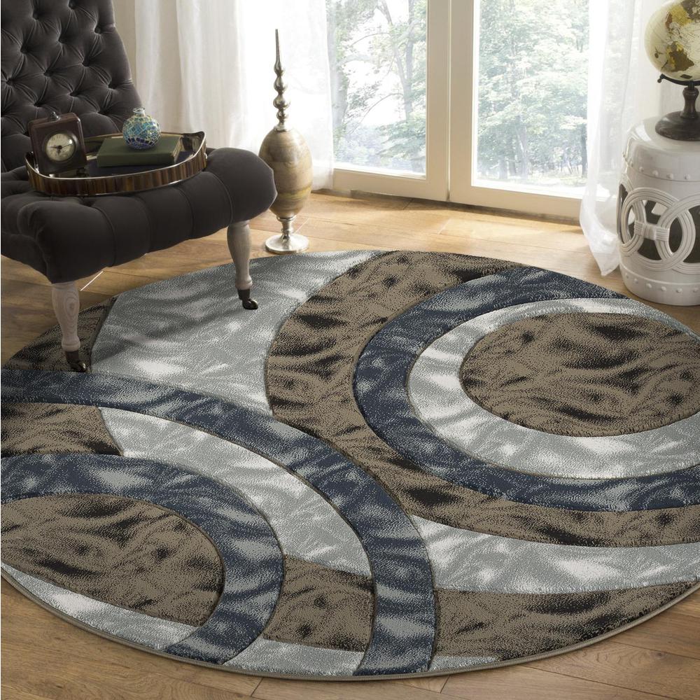 ORELS COLLECTION OR73 5'2'' X 5'2'' ROUND. Picture 4