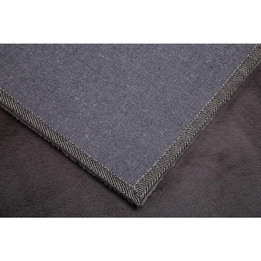 FAUX RABBIT FUR GREY  RB04 3'6" X 5'6". Picture 12