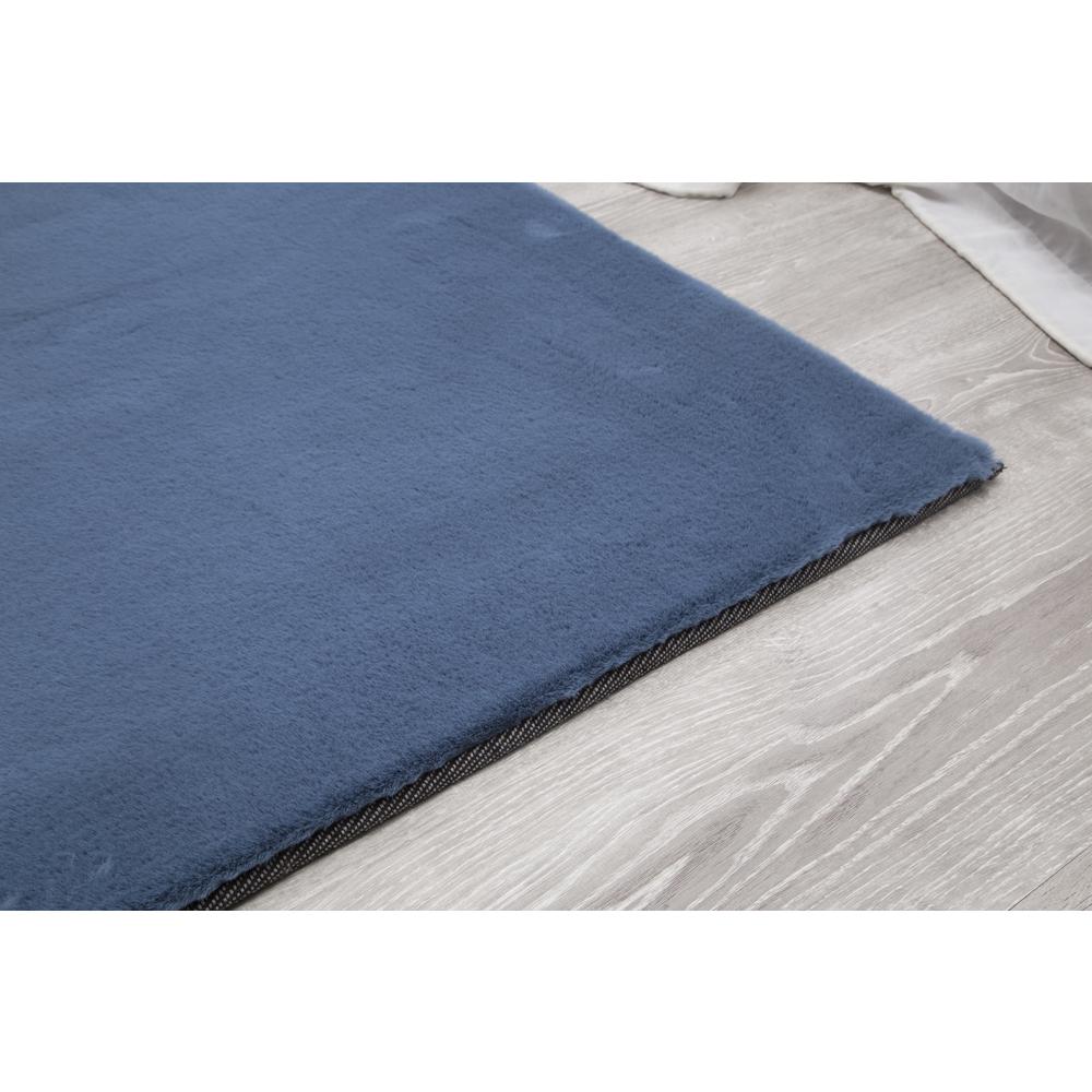 RABBIT SKIN BLUE RB10   5' X 7'. Picture 12