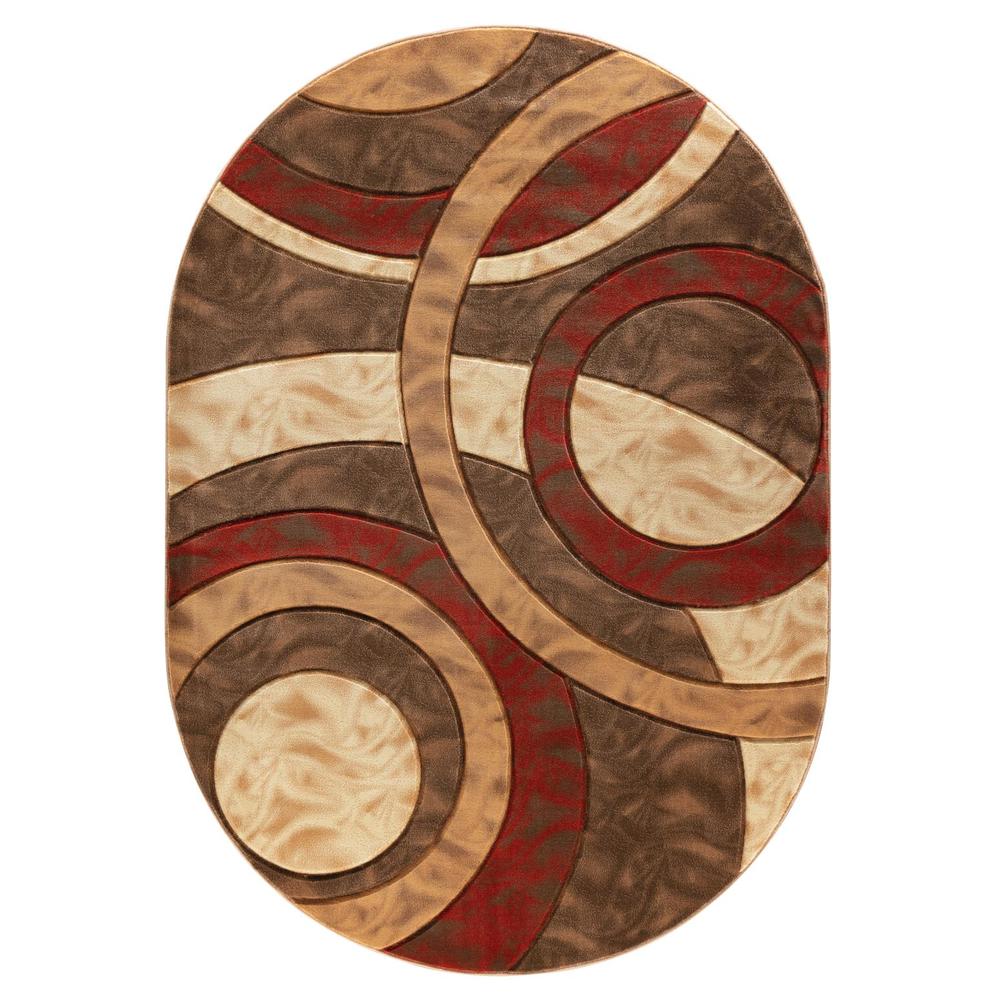 ORELSI COLLECTION OR42   5'2" X 7'5" OVAL. Picture 1