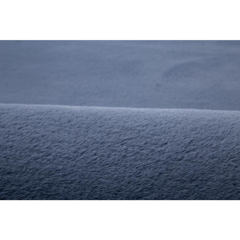 RABBIT SKIN BLUE RB10   5' X 7'. Picture 8