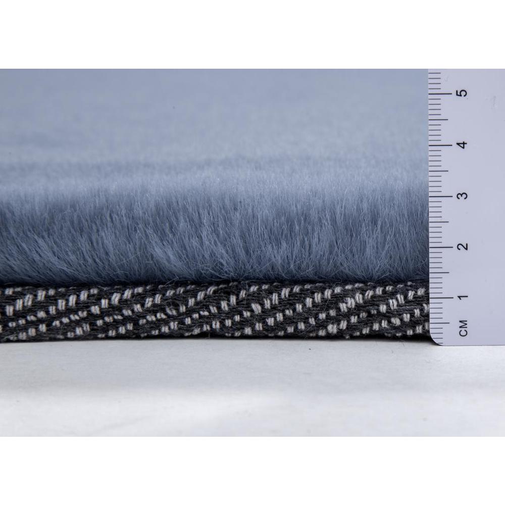 RABBIT SKIN BLUE RB10   5' X 7'. Picture 9