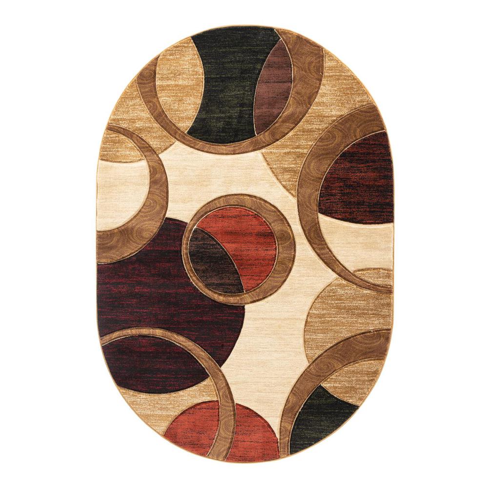 ORELSI COLLECTION OR54 5'2" X 7'5" OVAL. Picture 1