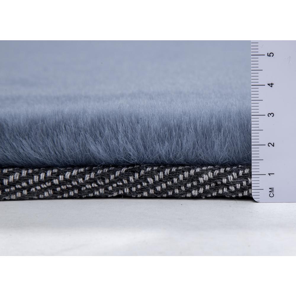RABBIT SKIN BLUE RB10   5' X 7'. Picture 18