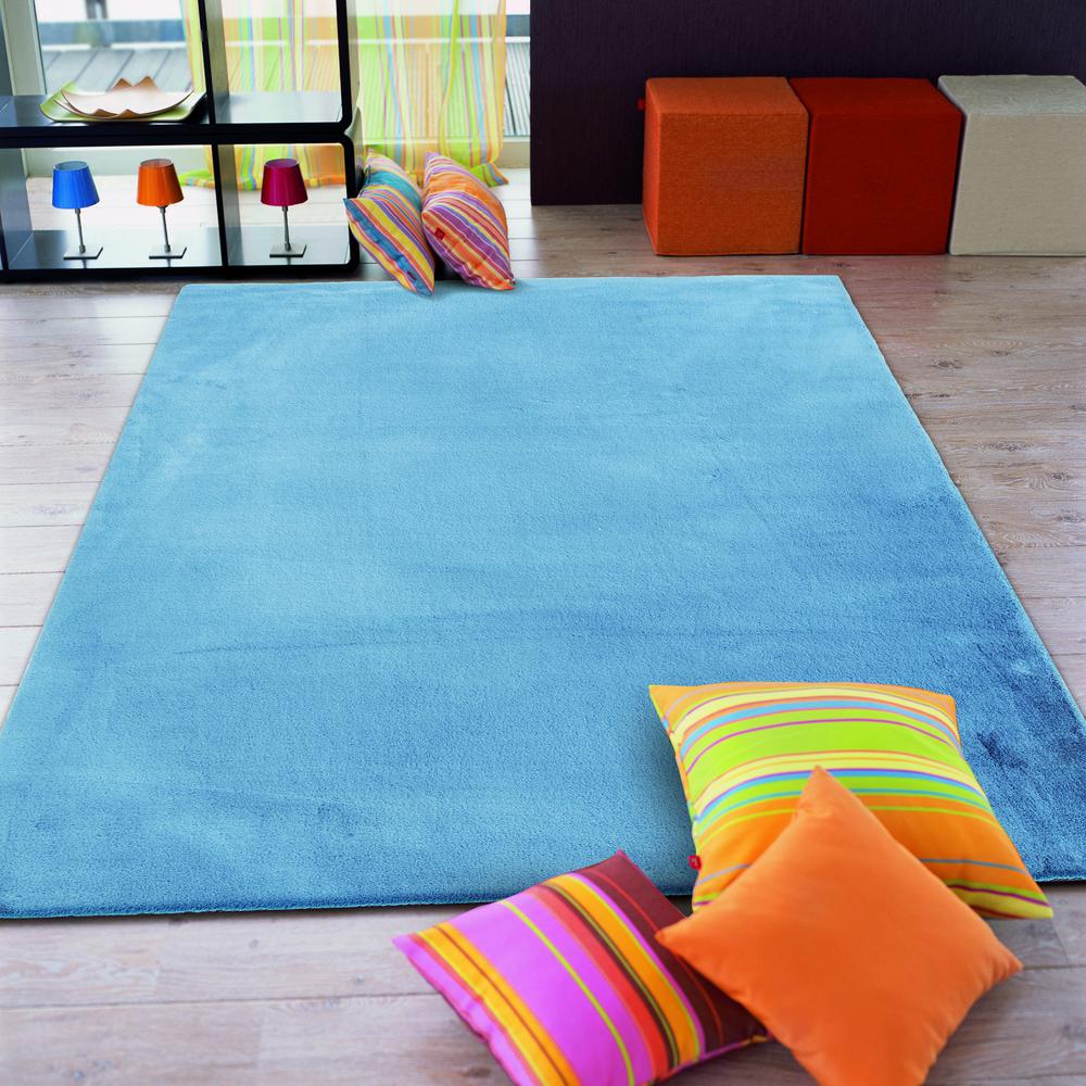 RABBIT SKIN BLUE RB10   5' X 7'. Picture 14