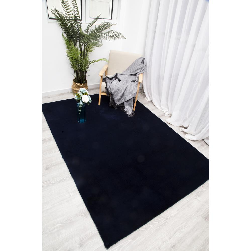 RABBIT SKIN NAVY RB13  5' X 7'. Picture 18