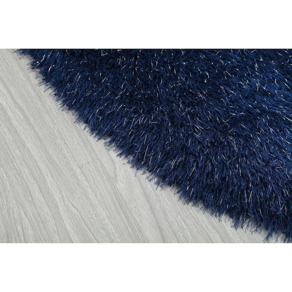 MANHATTTAN 03 NAVY BLUE  2'5 X 4'5 HALFMOON. Picture 2