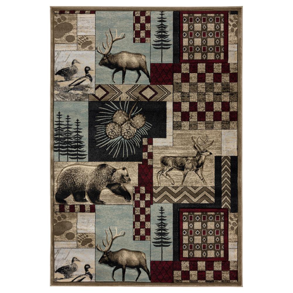 WILD COLLECTION WL18  5'2'' X 7'5''. Picture 1
