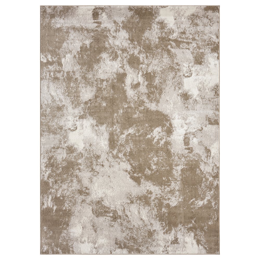 Atlas 05 Vintage Distressed Taupe & Ivory Area Rug. Picture 1