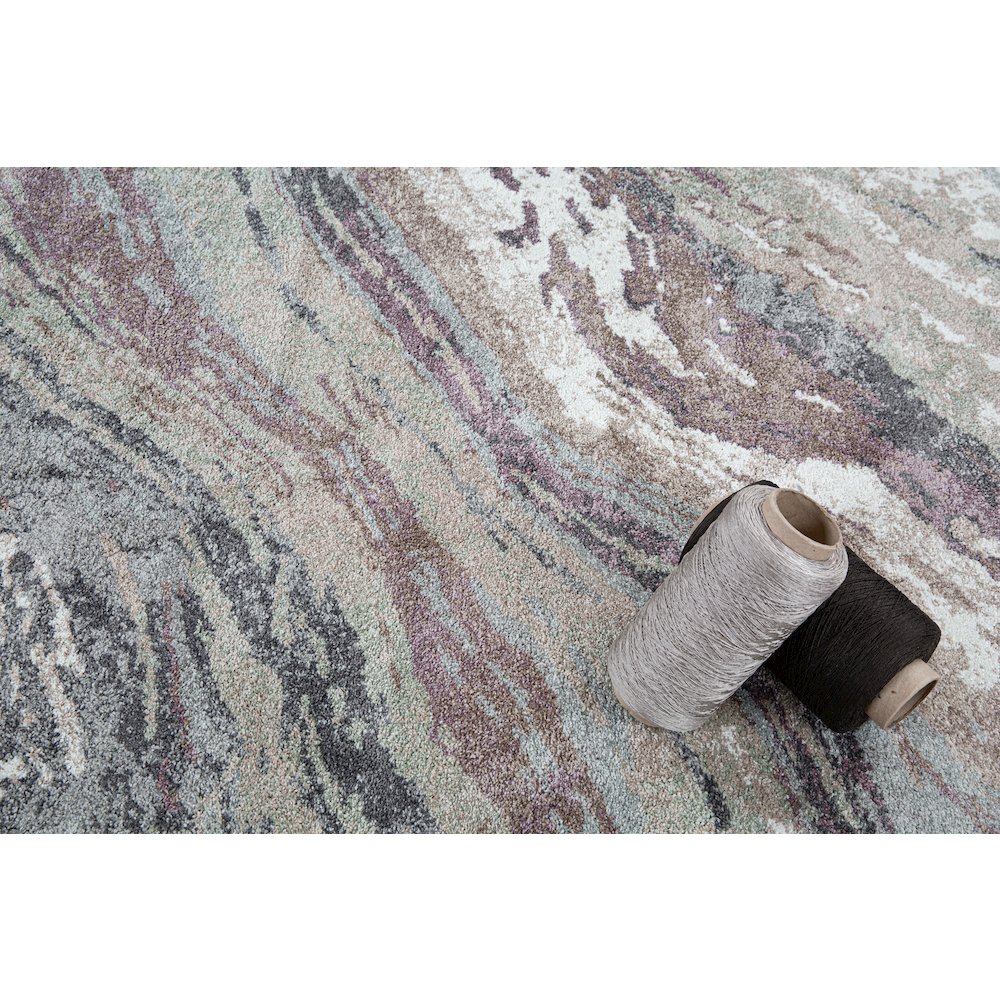 Artemis 01 Abstract Marble Area Rug – Gray / Blush. Picture 5