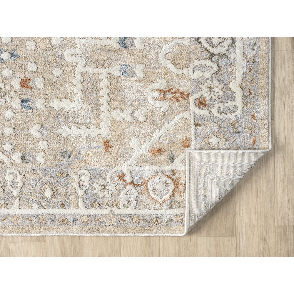 Babylon 03 Transitional Geometric Area Rug -  Beige & Multi. Picture 4