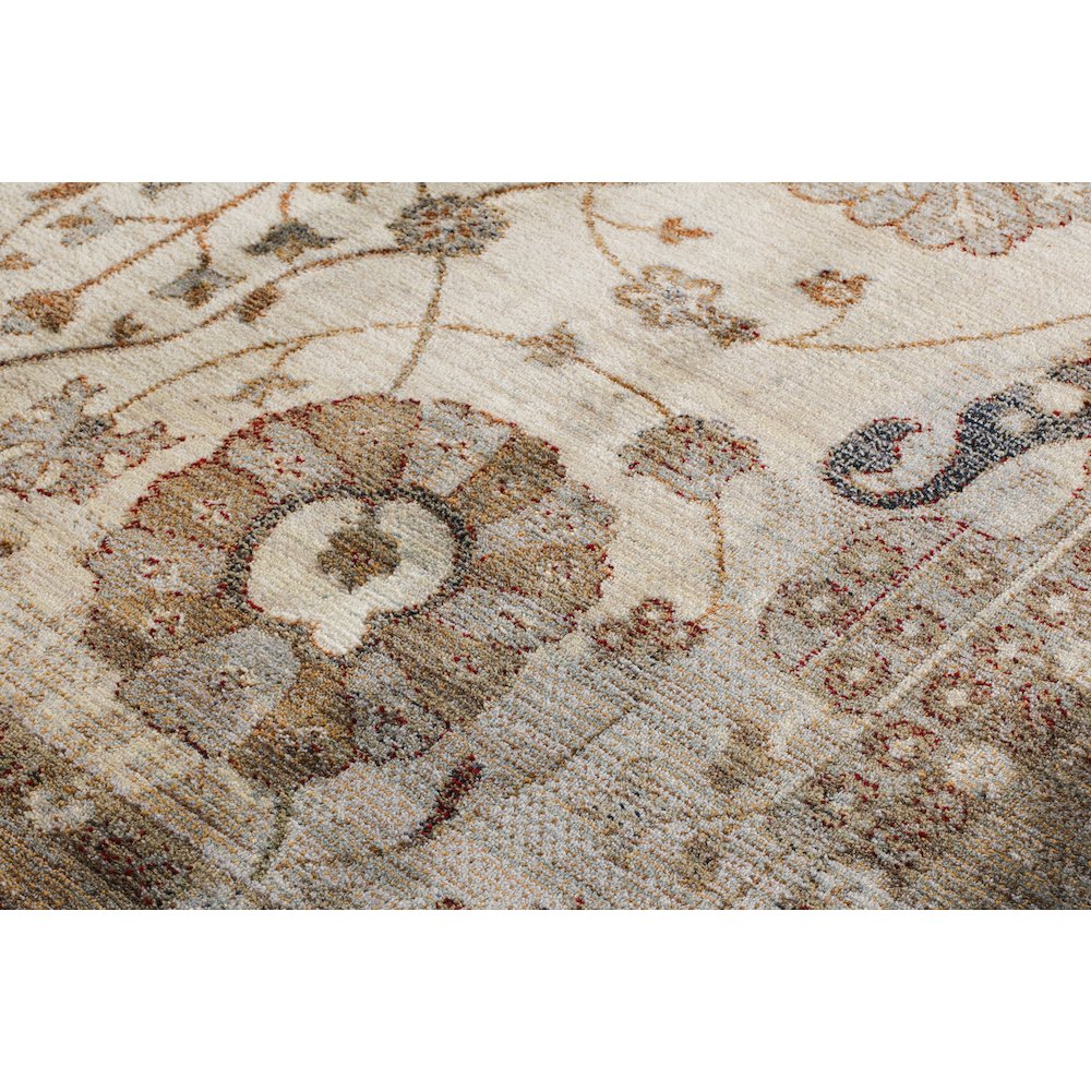 Ana 16 Traditional Floral Area Rug – Beige. Picture 5