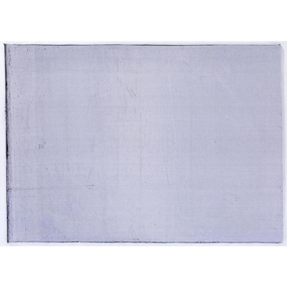 FAUX RABBIT FUR  GREY FU01  01 5' X 7'. Picture 1