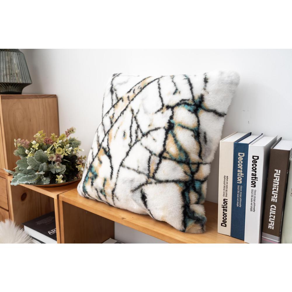 LUXURY  02  PILLOW MARBLE  20" X 20". Picture 2